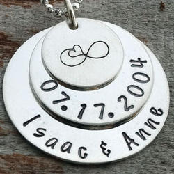 Infinite Love Anniversary Personalized Necklace
