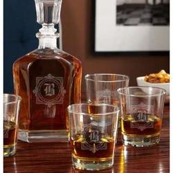 Winchester Personalized Decanter and Whiskey Glasses