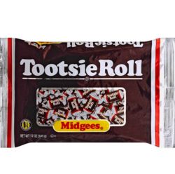 12 Ounces of Tootsie Midgee Roll Candies