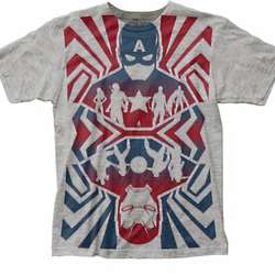 Captain America Opposing Forces T-Shirt