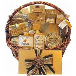Golden Gourmet Small Gift Basket