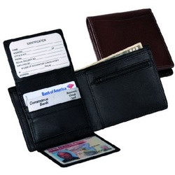 Classic Billfold with 2 ID Windows and Zippered Coin Pocket
