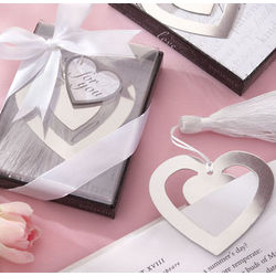 Silver Heart Bookmark
