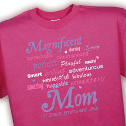 Magnificent Mom Personalized T-Shirt
