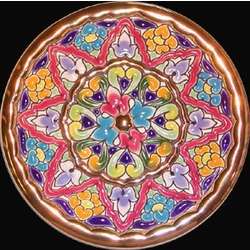 Spanish Handmade Plate with Enamels and 24K Gold Accents