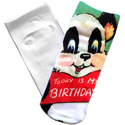 Wishing You the Beary Best Birthday Panda Socks