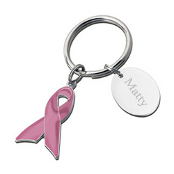 Pink Ribbon Awareness Key Holder