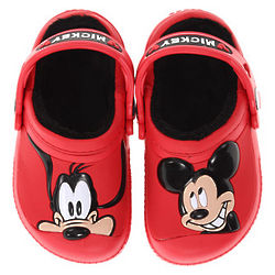 Mickey Mouse and Goofy Fleece Lined Crocs - FindGift.com