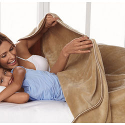 Queen Camel Nap Bed Blanket