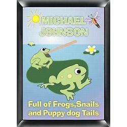 Personalized Children's Froggin' Room Sign