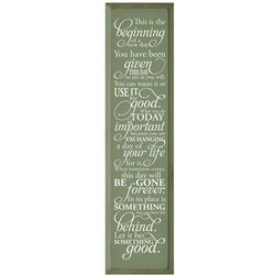 This Is The Inspirational Beginning Plaque