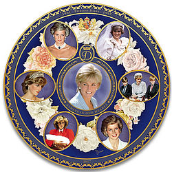 Princess Diana 20th Anniversary Heirloom Porcelain Plate