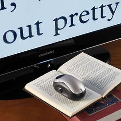Wireless Page to TV Magnifier