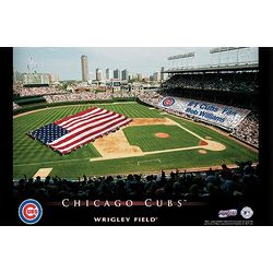 Chicago Cubs Personalized Stadium 24x36 Canvas