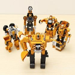 Metal Hercules Combination Truck Transformer Toys