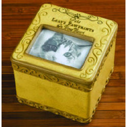 Personalized Cat Memorial Picture Box