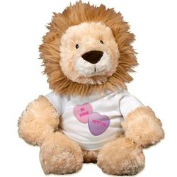 Personalized Be Mine Plush Lion