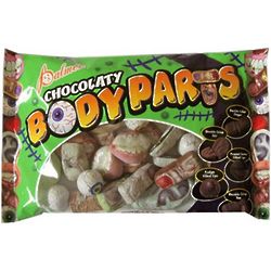 Chocolate Monster Lab Body Parts Candy