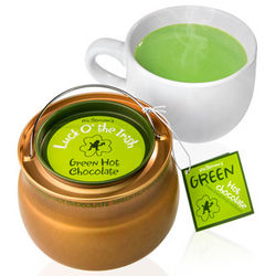 Luck O' the Irish Green Hot Chocolate