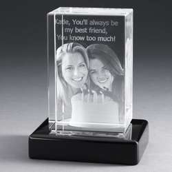 Photo Crystal with Black Base