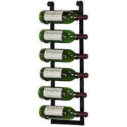Le Rustique 6 Bottle Decorative Metal Hanging Wall