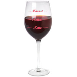 Merriest Level Wine Glass