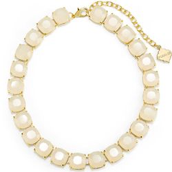 Charlotte Necklace with White Stones