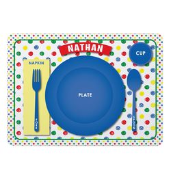Boy's Personalized Place Setting Placemat