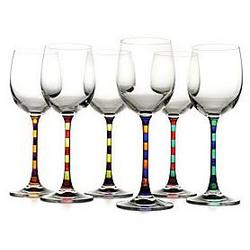 Capri Hand Painted Wine Glasses