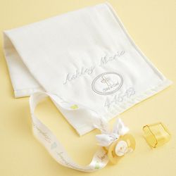 Personalized Child of God Burp Pad and Pacifier Set