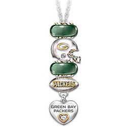 Go Packers! Super Bowl XLV Champions Charm Necklace
