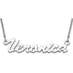 Personalized Premium Sterling Silver Script Name Necklace