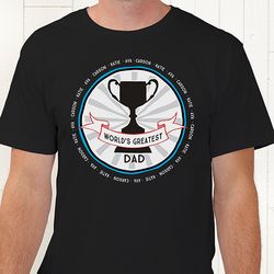 Dad's Fan Favorite Personalized Adult T-Shirt