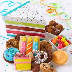 Cake Slice Gift Box of Cookies and Treats