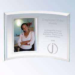 Curved Glass Silver 4x6 Achievement Picture Frame