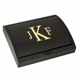 Personalized Roman Monogram Pen and Card Case