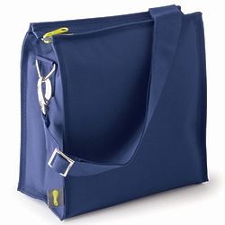 Insulated Lunch Tote in Navy Blue
