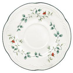 Red and Green Winterberry Saucer