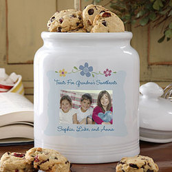 Photo Sweet Treats Personalized Cookie Jar