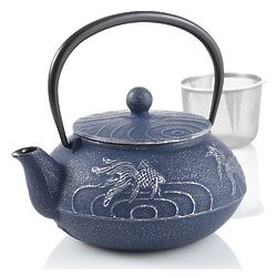 Japanese Goldfish Cast Iron Teapot
