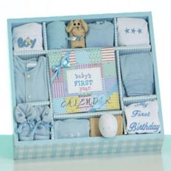 Baby Boy's First Year Gift Set