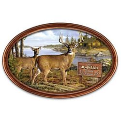 Woodland Retreat Personalized Collector Plate