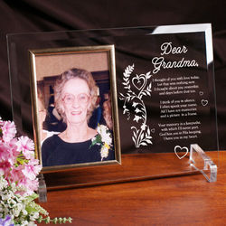 Your Memory is a Keepsake Personalized Glass Picture Frame