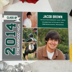 Personalized Class of Graduation Announcements