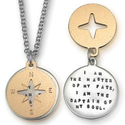 Master of My Fate Compass Necklace