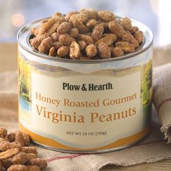 Honey Roasted Virginia Peanuts in Resealable Tin