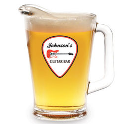 Personalized Guitar Bar Pitcher