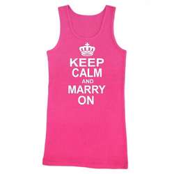 Keep Calm and Marry On Tank Top