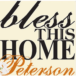 Bless Our Home Personalized Canvas