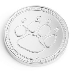 Personalized Lucky Paw Print Coin